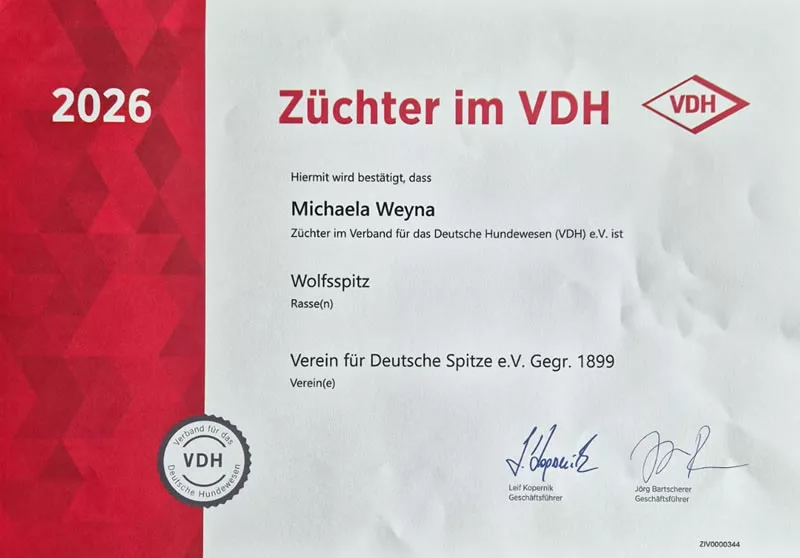 Züchter im VDH - Michaela Weyna